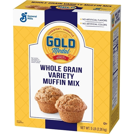 Gold Medal Whole Grain Variety Muffin Mix, 6 x 5 lb Case - DOT product image 6