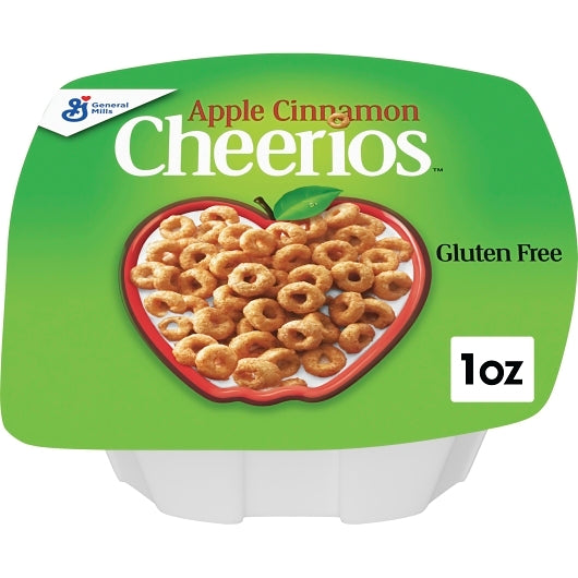 Cheerios Apple Cinnamon Cereal Cup, 96 x 1 oz Case - Breakfast Foods