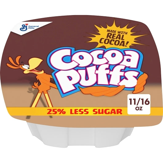 Cocoa Puffs Cereal Bowl Pack, 96 x 1.06 oz Case - GS1 mobile-ready hero image