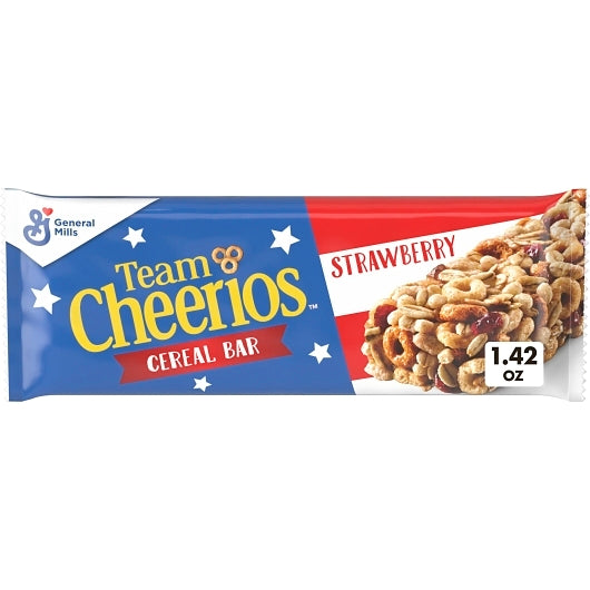 Cheerios Team Bars Cereal, 96 x 1.42 oz Case - Breakfast Foods