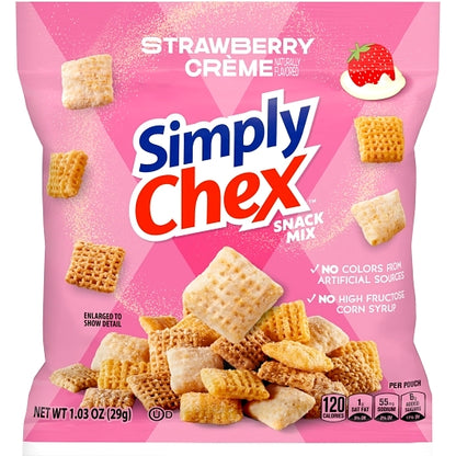 Chex Mix Simply Chex Strawberry Yogurt, 60 x 1.03 oz Case - DOT product image 3