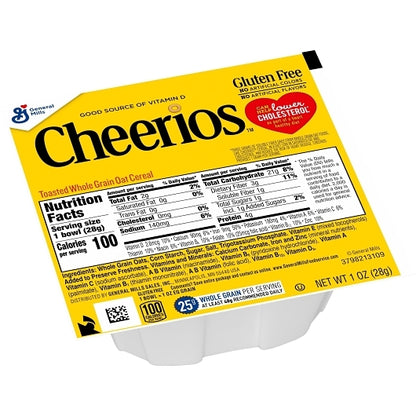 Cheerios Gluten-Free Whole Grain Oat Bowlpak Cereal, 96 x 1 oz Case - DOT product image 6