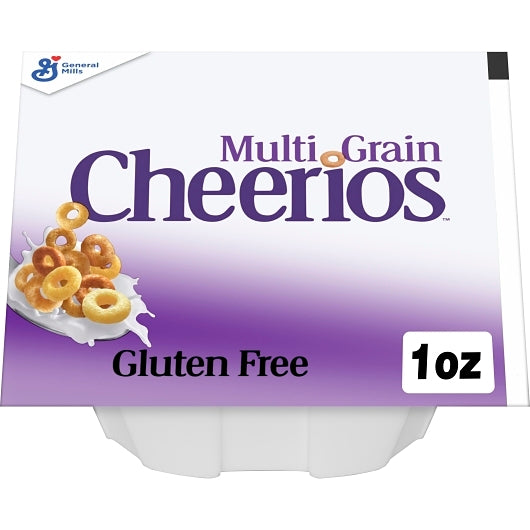 Cheerios Multigrain Bowl Pak Multi-Grain Cereal, 96 x 1 oz Case - Plates Bowls