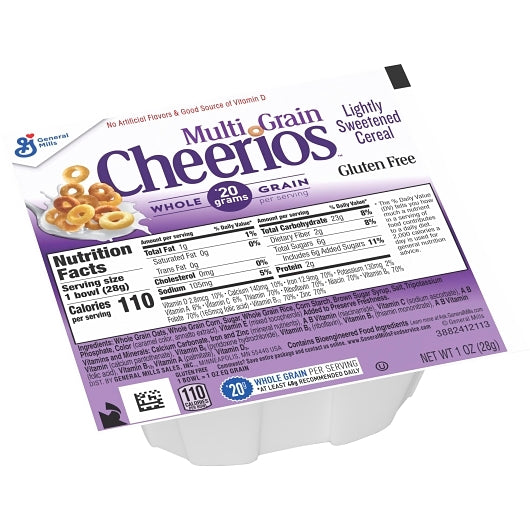 Cheerios Multigrain Bowl Pak Multi-Grain Cereal, 96 x 1 oz Case - DOT product image 6
