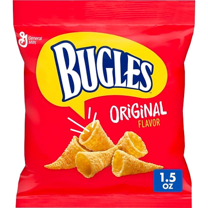 Bugles Big Bag Original Flavor, 36 x 1.5 oz Case - Snacks