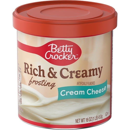 Betty Crocker Rich & Creamy Cream Cheese Frosting, 8 x 16 oz Case - DOT product image 2