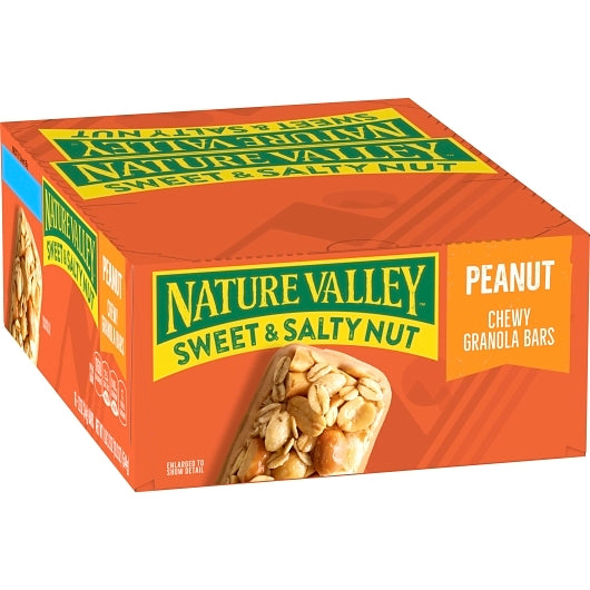Nature Valley Sweet & Salty Nut Peanut Granola Bars, 8 x 16 x 1.2 oz Case - DOT product image 7