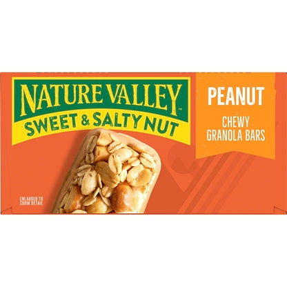 Nature Valley Sweet & Salty Nut Peanut Granola Bars, 8 x 16 x 1.2 oz Case - DOT product image 5