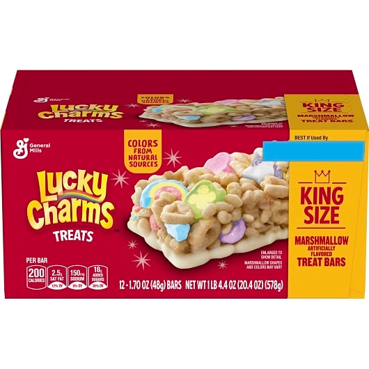 Lucky Charms Cereal Treat Bar, 8 x 12 x 1.7 oz Case - DOT product image 2