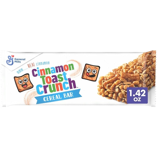 Cinnamon Toast Crunch Cereal Bar, 96 x 1.42 oz Case - Breakfast Foods