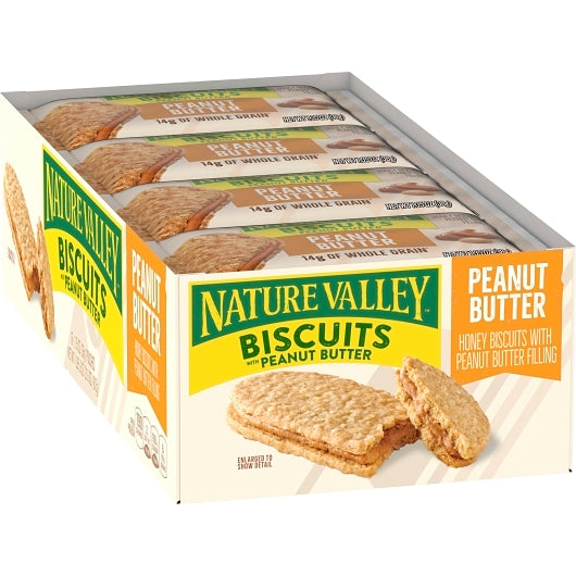 Nature Valley Biscuits With Peanut Butter, 6 x 16 x 1.35 oz Case - DOT product image 8