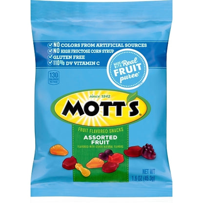 Motts Assorted Fruit Snacks, 144 x 1.6 oz Case - DOT product image 3