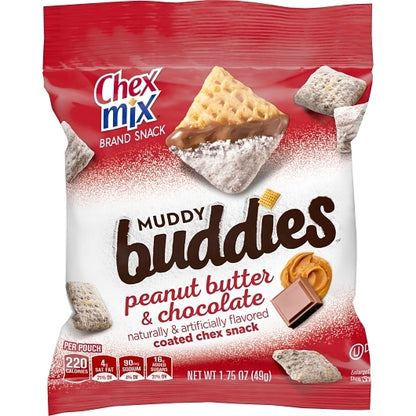Chex Mix Muddy Buddies Peanut Butter & Chocolate Snack Mix, 60 x 1.75 oz Case - DOT product image 3