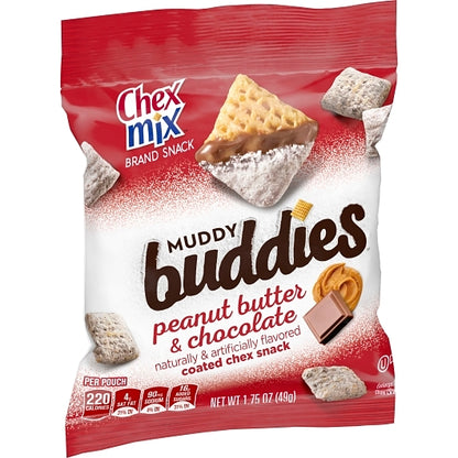 Chex Mix Muddy Buddies Peanut Butter & Chocolate Snack Mix, 60 x 1.75 oz Case - DOT product image 6