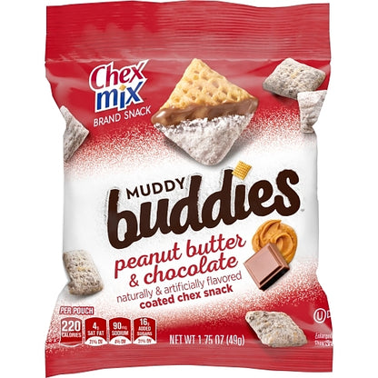 Chex Mix Muddy Buddies Peanut Butter & Chocolate Snack Mix, 60 x 1.75 oz Case - DOT product image 5