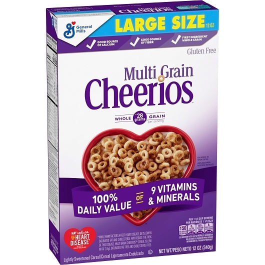Cheerios Gluten-Free Multigrain Cereal, 10 x 12 oz Case - DOT product image 3