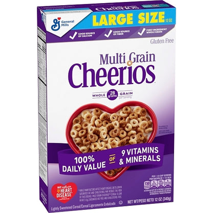 Cheerios Gluten-Free Multigrain Cereal, 10 x 12 oz Case - DOT product image 3