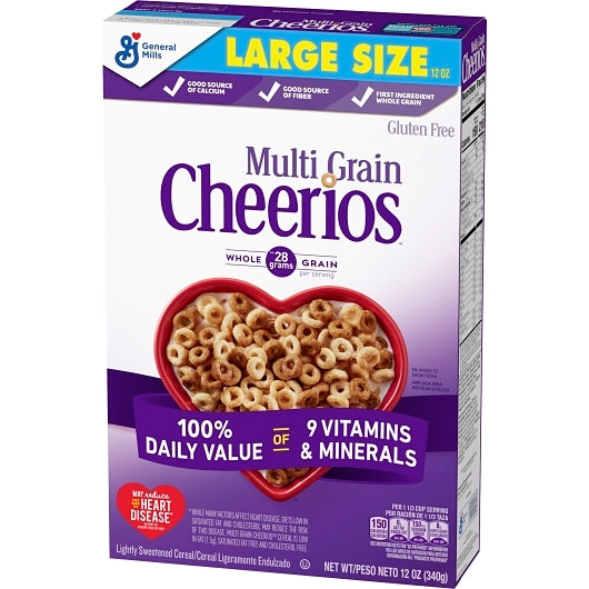 Cheerios Gluten-Free Multigrain Cereal, 10 x 12 oz Case - DOT product image 5