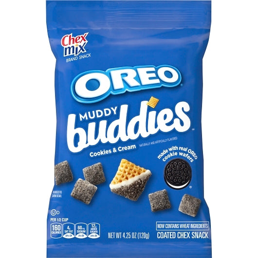 Chex Mix Muddy Buddies Cookies & Cream Snack Mix, 7 x 4.25 oz Case - DOT product image 7