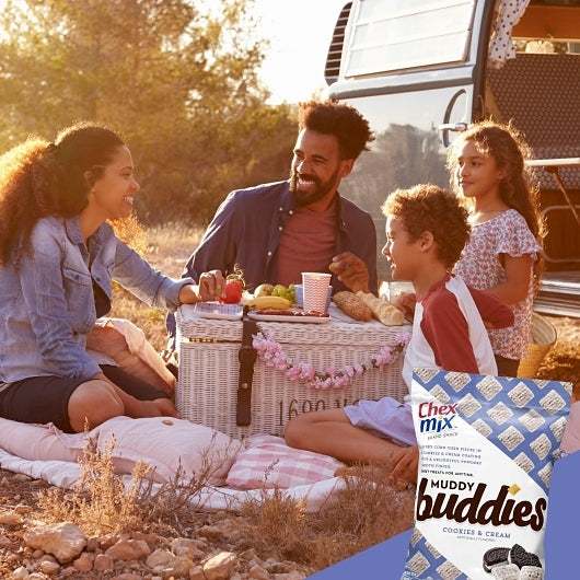 Chex Mix Muddy Buddies Cookies & Cream Snack Mix, 7 x 4.25 oz Case - DOT product image 4