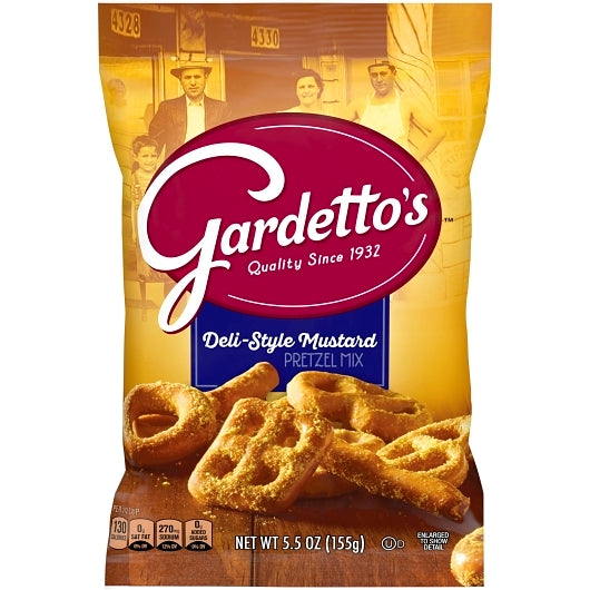 Gardetto's Deli-Style Mustard Pretzel Snack Mix, 7 x 5.5 oz Case - DOT product image 4