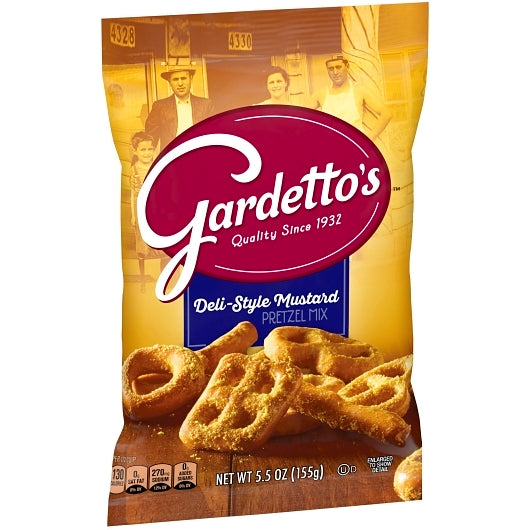 Gardetto's Deli-Style Mustard Pretzel Snack Mix, 7 x 5.5 oz Case - DOT product image 7
