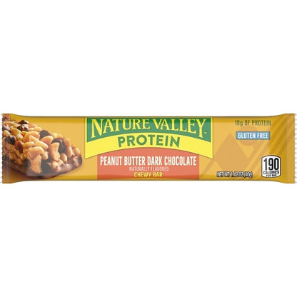 Nature Valley Peanut Butter Dark Chocolate Chewy Protein Bar, 8 x 16 x 1.42 oz Case - DOT product image 6