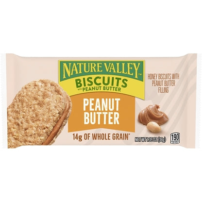 Nature Valley Biscuits With Peanut Butter, 6 x 16 x 1.35 oz Case - DOT product image 4