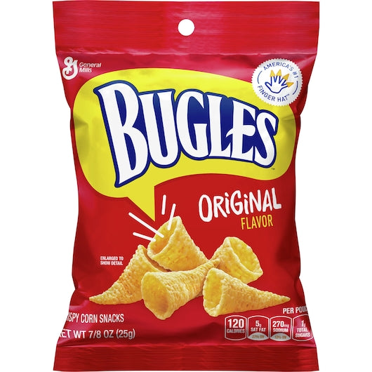 Bugles Original Flavor, 60 x 0.88 oz Case - Front/center packaged product image