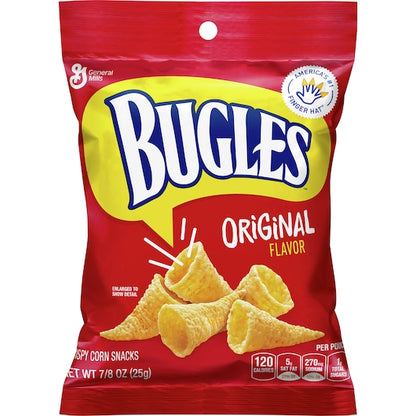 Bugles Original Flavor, 60 x 0.88 oz Case - Front/center packaged product image
