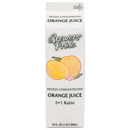 Growers Pride Orange Juice Frozen Concentrate, 12 x 32 fl oz Case - DOT product image 8