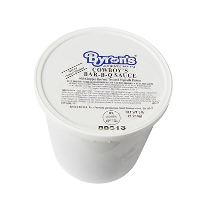 Byron's Chopped Beef with Cowboy Barbecue Sauce frozen prepared food case