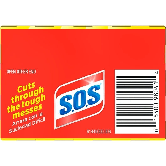 S.O.S SOS Steel Wool Soap Pads, 24 x 4 ct Case - DOT product image 6