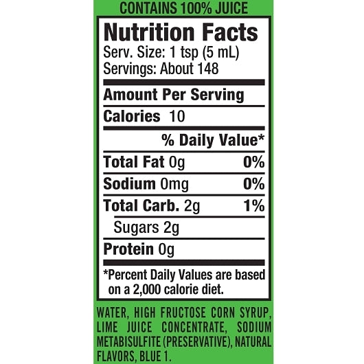 Roses Sweetened Lime Juice, 12 x 25 fl oz Case - DOT product image 8