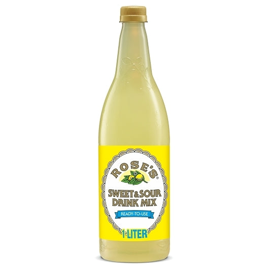 Rose's Sweet & Sour Cocktail Mixer, 12 x 1 LT Case - Beverages