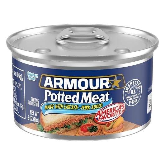 Armour Potted Meat, 48 x 3 oz Case - Meat, Poultry & Seafood