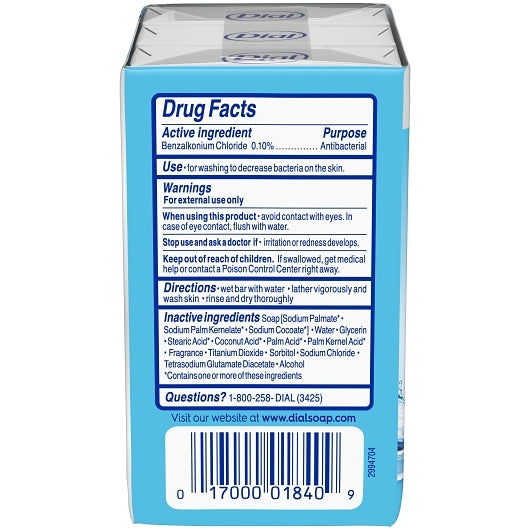 Dial Bar Soap Spring Water, 12 x 12 oz Case - DOT product image 2