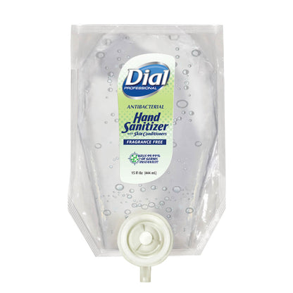 Dial Eco-Smart Hand Sanitizer Gel Pouch Refill, 6 x 15 fl oz Case - DOT product image 6