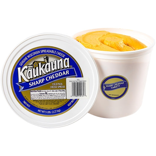 Kaukauna Sharp Cheddar Spreadable Cheese, 2 x 5 lb Case - DOT product image 4