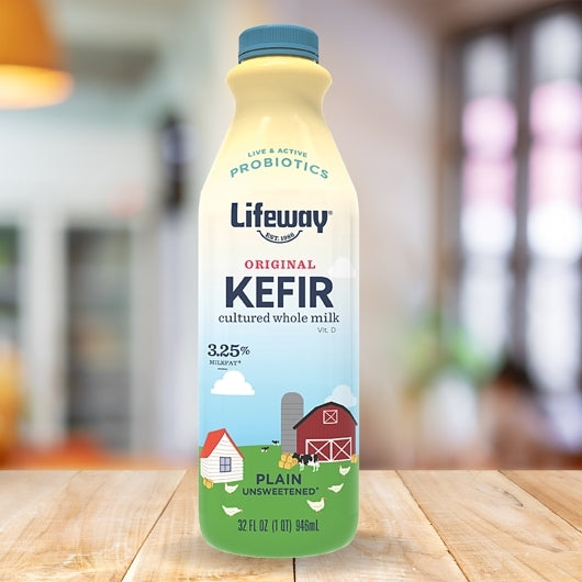 Lifeway Original Plain Kefir, 6 x 32 fl oz Case - DOT product image 2