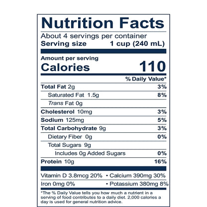Lifeway Low Fat Plain Kefir, 6 x 32 fl oz Case - DOT product image 8