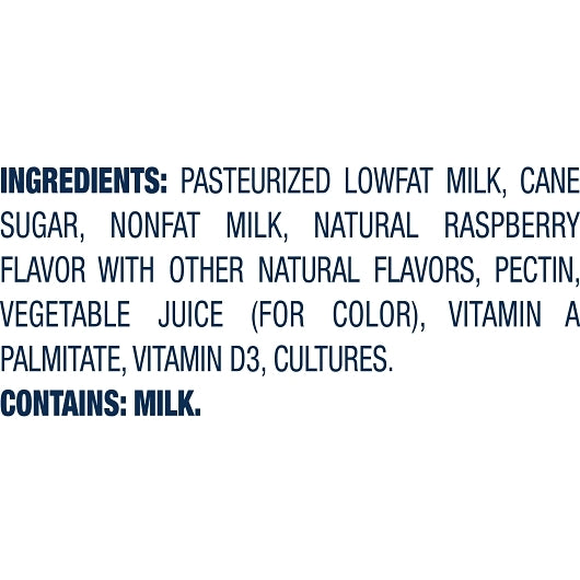 Lifeway RASPBERRY LOW FAT KEFIR, 6 x 8 fl oz Case - DOT product image 3