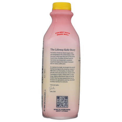 Lifeway Low Fat Strawberry Banana Kefir, 6 x 32 fl oz Case - DOT product image 5