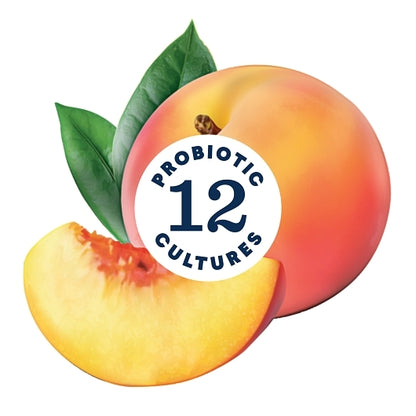 Lifeway PEACH LOW FAT KEFIR, 6 x 8 fl oz Case - DOT product image 5