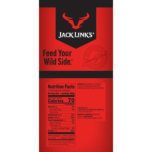 Jack Link's Original Beef Steak, 12 x 12 x 1 oz Case - DOT product image 3