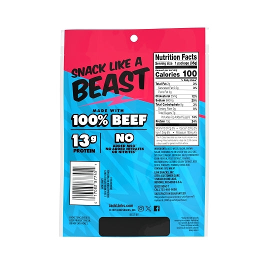Jack Link's x MrBeast Original Beef Jerky, 6 x 10 x 1.25 oz Case - DOT product image 4