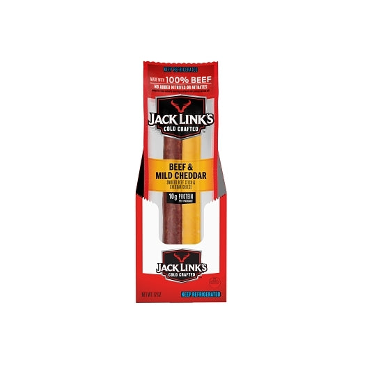 Jack Links Original Beef & Cheddar Cheese Sticks, 2 x 8 x 1.5 oz Case - DOT product image 8