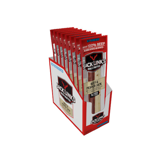 Jack Links Original Beef & Pepper Jack Cheese Sticks, 2 x 8 x 1.5 oz Case - DOT product image 4