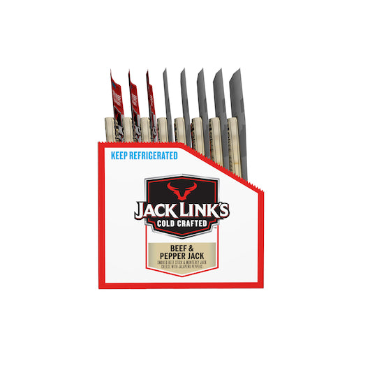 Jack Links Original Beef & Pepper Jack Cheese Sticks, 2 x 8 x 1.5 oz Case - DOT product image 6