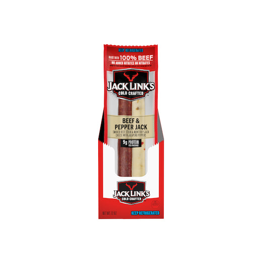 Jack Links Original Beef & Pepper Jack Cheese Sticks, 2 x 8 x 1.5 oz Case - DOT product image 5